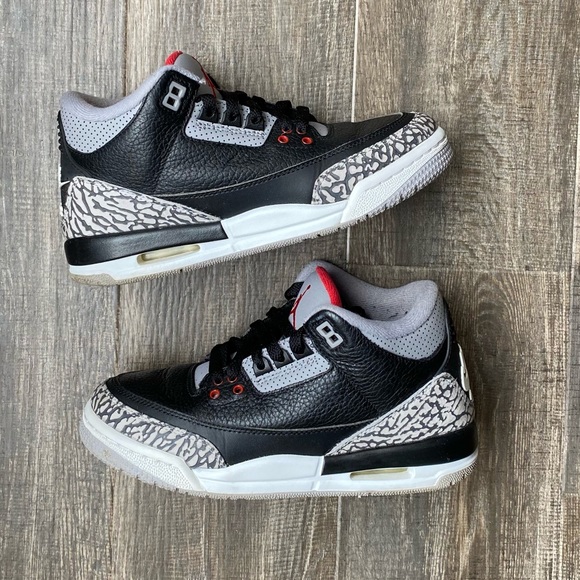 Jordan 3 retro black cement 4.5 6